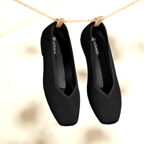 Vivaia Square-Toe V-Cut Flats (Margot 2.0) - Picture 7 of 9